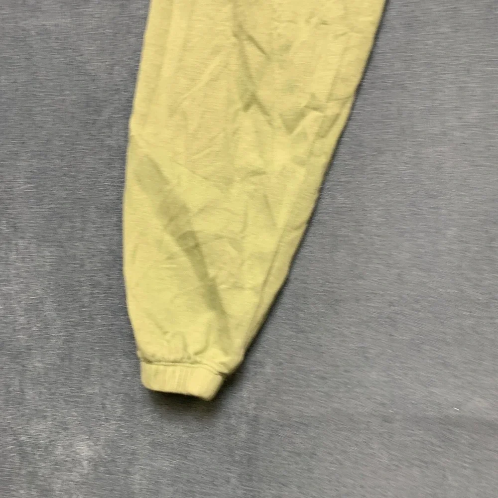 Nike Sweatpants Womens Medium Green Fleece Lined Gym Training Drawstring Waist